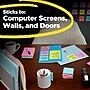 Post-it Super Sticky Notes, 3" x 3", Assorted Colors, 45 Sheet/Pad, 5 Pads/Pack (3321-5SSNE)~#|#~65062BCC-664C-4762-9ABAED4E12ABFAA4_sc7