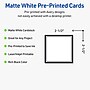 Avery Double Black Border Matte Blank Card, White, 90/Pack (S00-DM7)~#|#~650726D5-EE26-40D2-B3AF888A8E0C9413_sc7