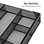 Mind Reader 6-Compartment Metal Drawer Organizer, Black, 2/Set (2DEER-BLK)~#|#~6509BCDD-DB94-476F-AC0F7A125DD37481_sc7