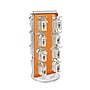 Azar Displays 20”H x 8”W Pegboard Counter Display with 16 4" Hooks, Orange (700508-ORG-4C16)~#|#~650A9941-D51E-430F-86A16D91C6EB242B_sc7