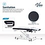 Viva Comfort XRO Electric Height and Back Adjustable Exam Table with Stirrups, 600 lbs Capacity, Black,(ADI903-22-BLK-MK)~#|#~650BECAE-AE22-4335-B5674B7DD4BEC5CC_sc7