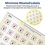 Avery Laser/Inkjet Square Pearlized Labels, 1" x 1", Ivory, 1,200 Labels/Pack (94103)~#|#~650CE7F4-6653-465C-BFCE0CC68B1BE647_sc7