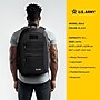 US Army ZULU Laptop Backpack, Large, Black (USBZUL18BLK)~#|#~651218BF-098E-4237-85026F99CA08E408_sc7