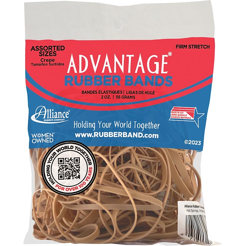 Alliance Advantage Multi-Purpose Assorted Rubber Bands, (2631A) image 1