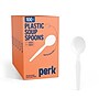 Perk™ Polystyrene Soup Spoon, Heavy-Weight, White, 1000/Carton (PK56404CT)~#|#~65132FE6-8D14-4394-A88FF0A583F61C13_sc7