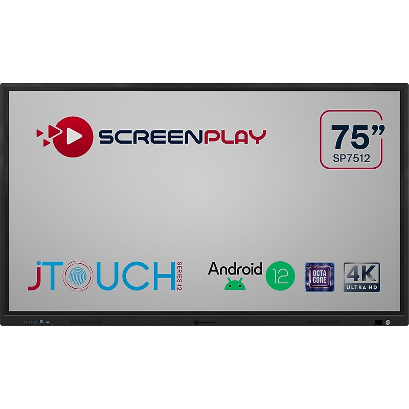 InFocus ScreenPlay JTouch Series 12 75" LED 4K Interactive Touch Display (SP7512) image 1
