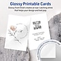 Avery Integrated Cards, 5" x 7", Glossy White, 20/Pack (95348)~#|#~651F51C6-CE23-4DED-B9E30BE043715896_sc7