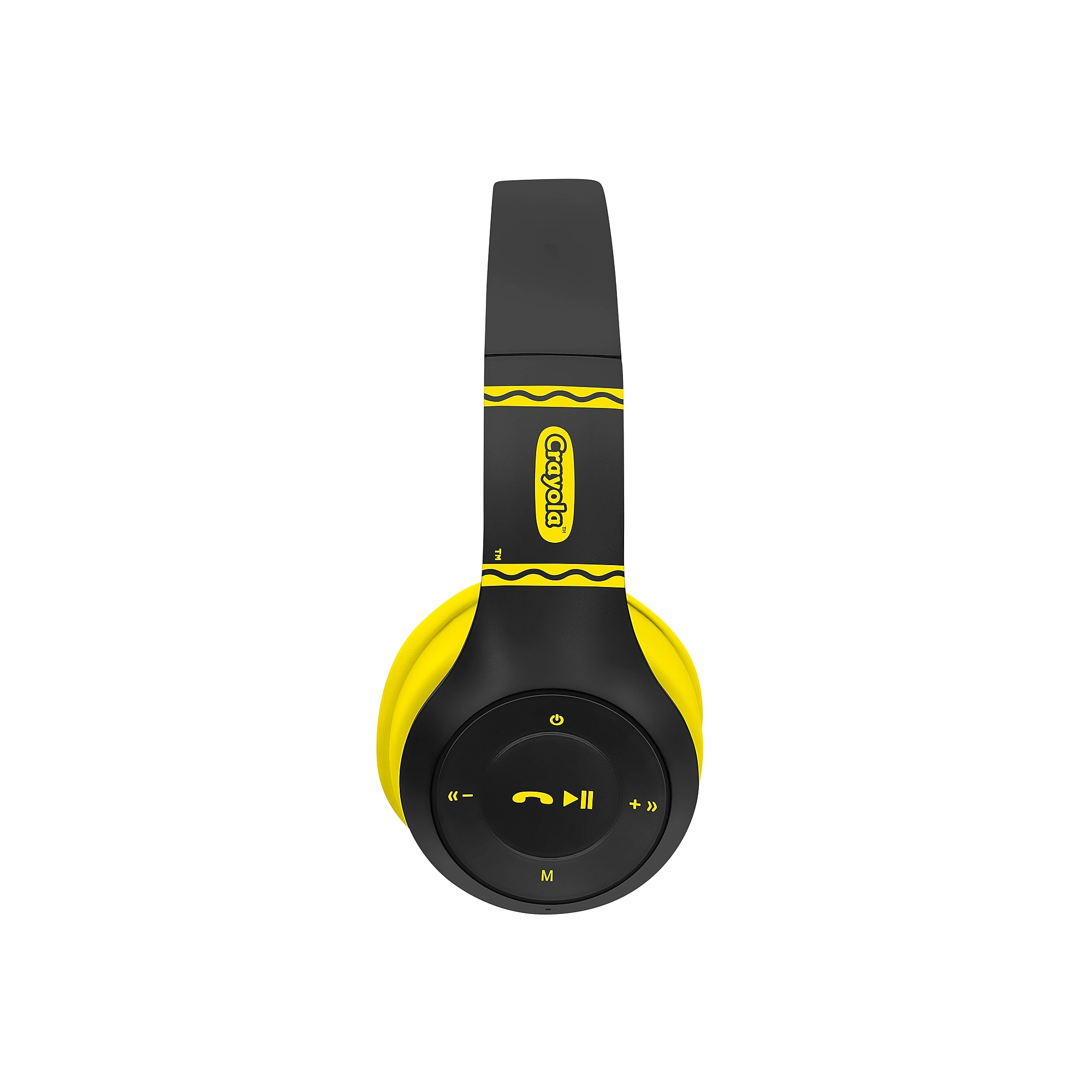 Crayola Boost Active Wireless Over-Ear Headphones, Bluetooth, Black/Yellow (CHPBT348) Sansujyuku sansujyuku.com