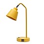 Simple Designs Sleek Essentials LED Desk Lamp, 16", with USB Ports, Yellow (LD1071-YLW)~#|#~6520AB0F-CFB6-4F89-9FF887CFE26D6787_sc7