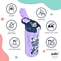 Zak! Jubilee K-Pop Demon Hunter "Takedown/Huntrix" Plastic Water Bottle, 25 oz., Purple (001-004-068)~#|#~6523158C-6D98-4BFD-B07661B6CB5477CA_sc7