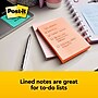 Post-it Greener Recycled Notes, 4" x 6", Sweet Sprinkles Collection, Lined, 100 Sheet/Pad, 5 Pads/Pack (6605PKRPA)~#|#~6524FD25-471B-408A-9975980872294195_sc7