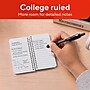 STAPLES Memo Book, 3” x 5”, Side‑Bound, Ruled~#|#~6526244E-E5C8-4B2F-A9626F6FB67C2DBE_sc7