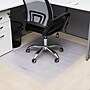 Mind Reader Carpet Chair Mat, 35" x 47'', Low-Pile, Clear (OFFCREC-CLR)~#|#~65273351-9C66-419D-ABCC521771DA31F0_sc7