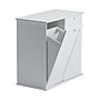 Household Essentials Tilt‑Out Cabinet Laundry Sorter with Shutter Front, White (HH18411-1)~#|#~65298D2C-AADA-4FF5-A275767C6581C2C7_sc7