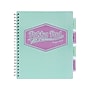 Pukka Pad Pastels 5-Subject Notebooks, 8.5" x 11", Ruled, 100 Sheets, Assorted Colors, 3/Pack (8867-PST)~#|#~6529B7BD-4DBB-4E48-A9647950F03209E1_sc7