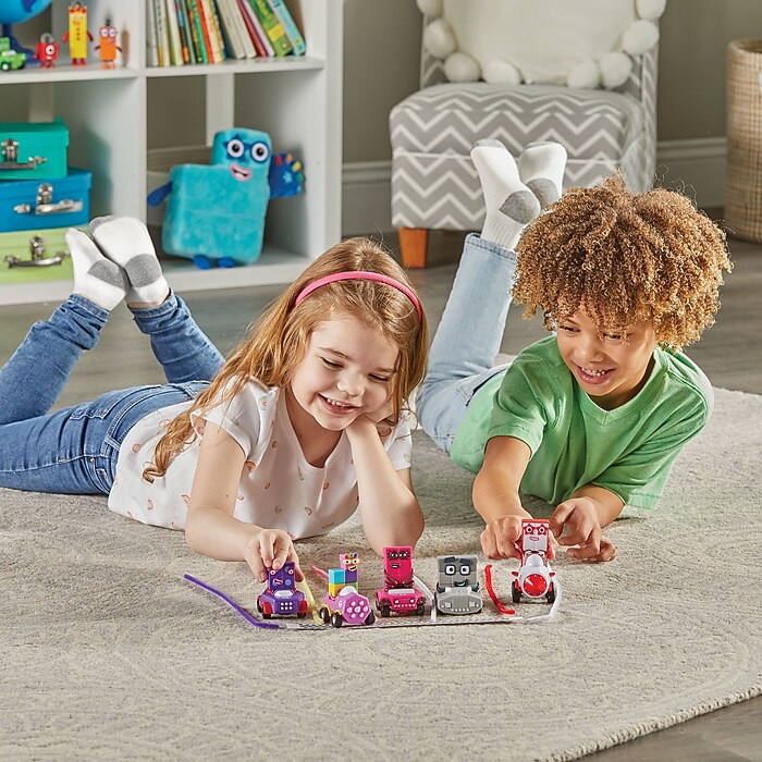 hand2mind Numberblocks Six to Ten Mini Vehicles, Multicolored (H2M