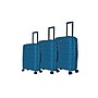 TUCCI Beau Monde Infallible Hardside Spinner Carry-On Luggage Set, TSA Checkpoint Friendly, Blue, 3/Set (BM0013-03-NBLU)~#|#~652B1AAA-9DEB-407D-A64B862CCCE2874F_sc7