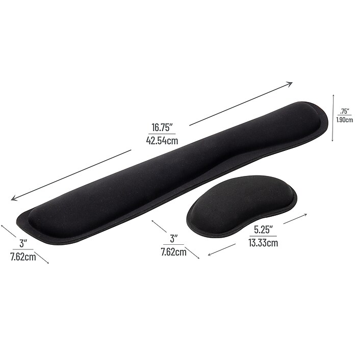 Mind Reader Memory Foam Gaming Ergonomic Keyboard and Mouse Wrist