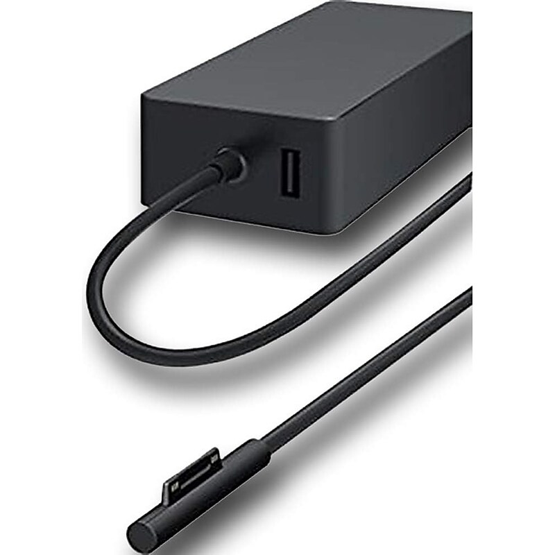 Microsoft Surface 44W USB Power Supply & Charger for Surface Pro and Surface Book, Black (LAG-00001) image 1