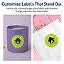 Avery Decorative Edge Multipurpose Labels, 2.5" Dia., Bright Green, 90/Pack (94516)~#|#~65349E7D-6867-4463-BFAE71E62C9DB3FC_sc7