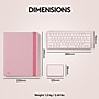 Logitech 4.41" x 11.02" Plastic Adjustable Casa Pop-Up Desk Work From Home Kit with Laptop Stand, Bohemian Blush ( 920-011237 )~#|#~65367393-66E9-4D99-B33FD33C0C4BBA6E_sc7