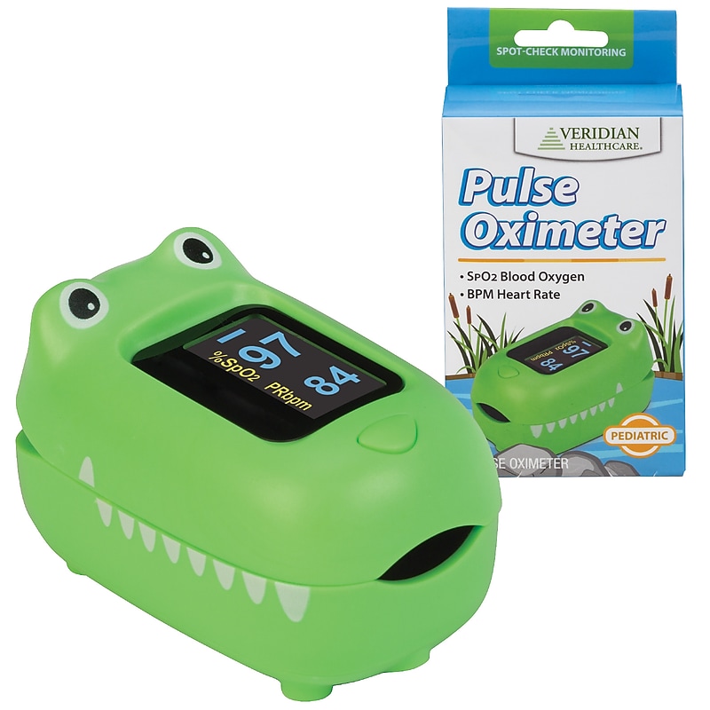 Veridian Healthcare Fingertip Pulse Oximeter, Green (11-50Q1) image 1