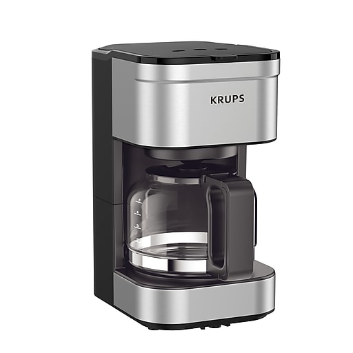 Krups Simply Brew 5-Cups Automatic Drip Coffee Maker, Stainless