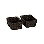Household Essentials Braided Hyacinth & Iron Handwoven Basket Set, Brown (HHML-6695B)~#|#~653A1EF7-634C-4D52-A5FF66AC2C62589C_sc7