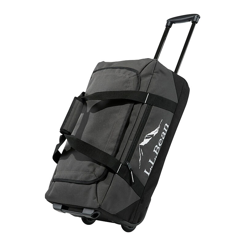 L.L.Bean Adventure 22" Polyester Telescoping Carry-On Travel Duffel with Wheels, Alloy Gray (1000209695) image 1