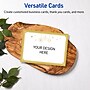 Avery Gold-Metallic Ornaments General Use Blank Cards, White, 20/Pack (S00-FH5)~#|#~6544AB5A-4AF0-45DC-8FEA8B753F800B6C_sc7