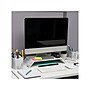 Mind Reader Contemporary Monitor Stand and Laptop Riser, White (MARMON-WHT)~#|#~65456415-A146-4CD2-BF8BC6493B59F392_sc7