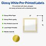 Avery Laser/Inkjet Square Multipurpose Labels, 3" x 3", White, 60/Pack (S00-DHJ)~#|#~6546715B-8557-4707-8C09148DD6CF89B1_sc7