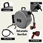 Hose Reel Pro Heavy Duty Retractable Garden Hose Reel, 1/2" x 100', White (GHR-1/2-WH-100)~#|#~654BBC59-4AF9-4055-915926A148CE62A8_sc7