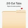 Pendaflex File Folder, 1-Tab, Right Position, Letter Size, Manila, 100/Box (1007078)~#|#~654C83AE-A8A6-41EA-86BB716178495E5D_sc7