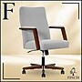 Finch NEO ONE Ergonomic Velvet Fabric/Wood Swivel Executive Chair, Gray (52304-GRY)~#|#~654DF225-59FE-4BFF-B459D2E62029ACB7_sc7