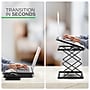 Uncaged Ergonomics CD4 16.25" x 12.25" Metal Laptop Stand, Black (CD4-b)~#|#~6566C5E4-BAC0-48BC-A5D7D51A4592FC37_sc7