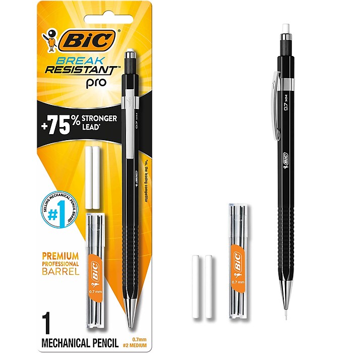 BIC Break Resistant Pro Mechanical Pencil, 0.7mm, Medium Point