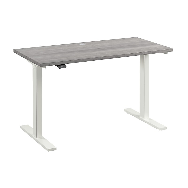 Bush Business Furniture Move 60 Series 48"W Electric Adjustable Standing Desk, Platinum Gray (M6S4824PGWK) image 1