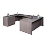 Boss Office Products 66" U-Shaped Desk with Lateral File, Driftwood (GROUPA18-DW)~#|#~6569194D-4109-490C-B9ADC5C6521F05EC_sc7