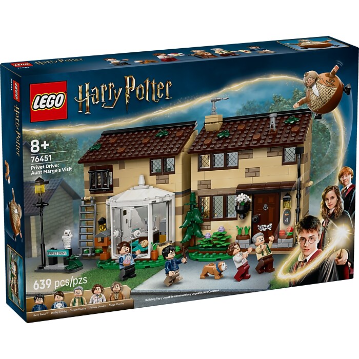 LEGO Harry Potter Privet Drive: Aunt Marges Visit, 639 Pieces