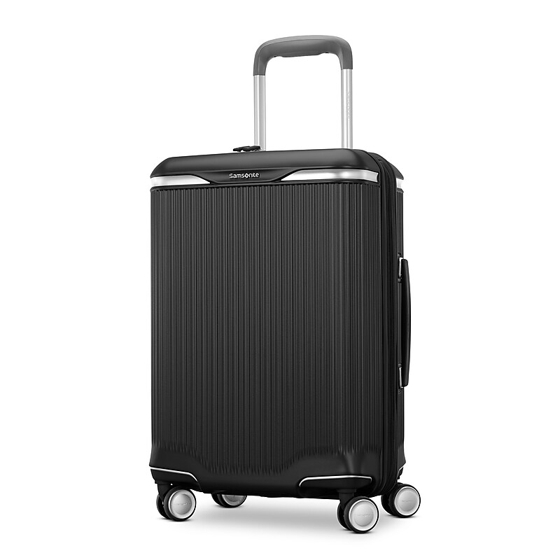 Samsonite Silhouette 18 23" Hardside Carry-On Luggage with Spinner Wheels, Black (153643-1041) image 1
