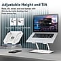 Uncaged Ergonomics 10.2" x 10" Metal Swivel Laptop Stand 2.0, White (SLS-White)~#|#~656F0375-D802-4DDD-9B4BB736A8CB84A3_sc7