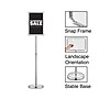 Staples Sign Holder, 11" x 17", Metallic (28068)~#|#~656F1EA2-D3B0-4D07-933858239B90CF65_sc7