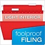 Pendaflex Reinforced Hanging File Folders, 1/5 Tab, Letter Size, Assorted Colors, 25/Box (PFX 4152 1/5 ASST)~#|#~6570ADE6-E89D-46EC-BA30D8FF2674BF29_sc7