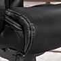 La-Z-Boy Delano Ergonomic Leather Executive Big & Tall Chair, 400 lb. Capacity, Jet Black/Gray (CHR10045B)~#|#~6571B8BB-AB21-40D1-AB71DFA5216AD5FD_sc7