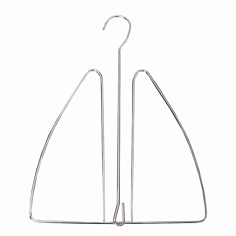 Nahanco Metal Hat Hanger, Brushed Chrome Hook, 100/Pack (SLHAT) image 1
