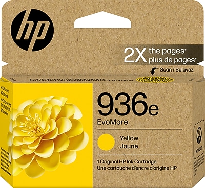 HP 936e EvoMore Yellow High Yield Ink Cartridge, Prints Up to 1,650 Pages (4S6V5LN) Sansujyuku sansujyuku.com