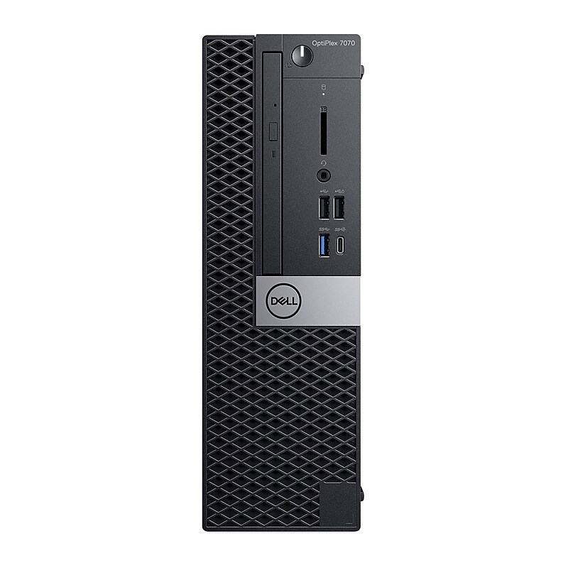 Dell OptiPlex 7070 SFF Refurbished Desktop Computer, Intel Core i7-8700 3.2GHz, 16GB RAM, 500GB SSD, Windows 11 Pro image 1