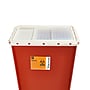 Medline Locking Sharps Container, 18 Gallon, Red, 5/Carton (MDS705218SL)~#|#~657C48D1-EA89-4D71-A9F9429268198977_sc7
