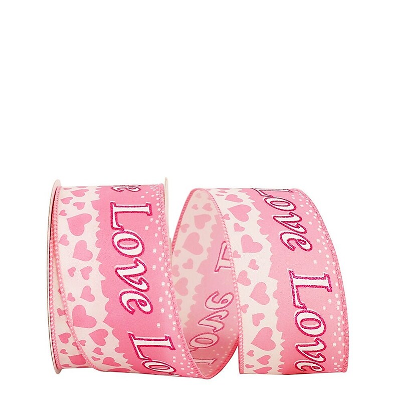 JAM PAPER Love Ribbon, Pink (52640340676) image 1